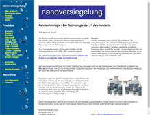 Tablet Screenshot of nanoversiegelung.ch